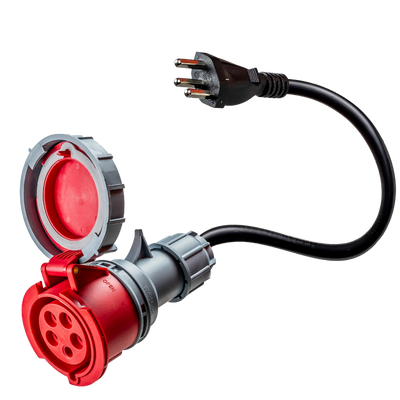 32A 5-poliges CEE auf Typ J Adapter für die Schweiz