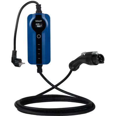 Typ 1 - schuko | Einstellbare 8A - 16A | 3,7kW Ladekabel