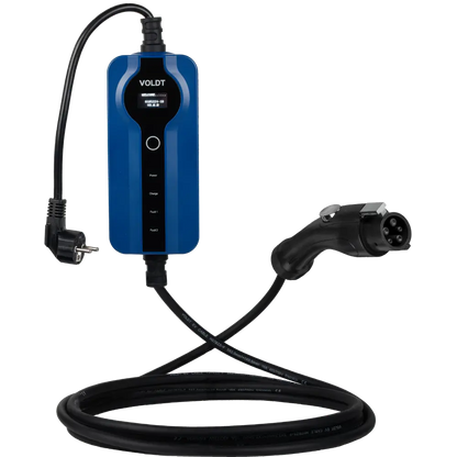 Typ 1 - schuko | Einstellbare 8A - 16A | 3,7kW Ladekabel
