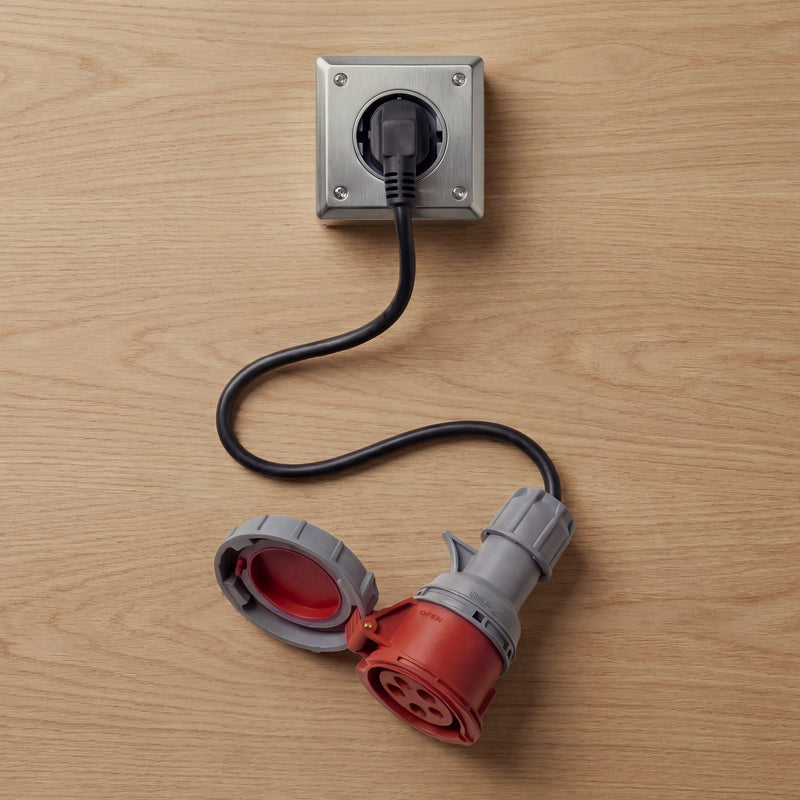 32A 5-poliges CEE auf Schuko Adapter