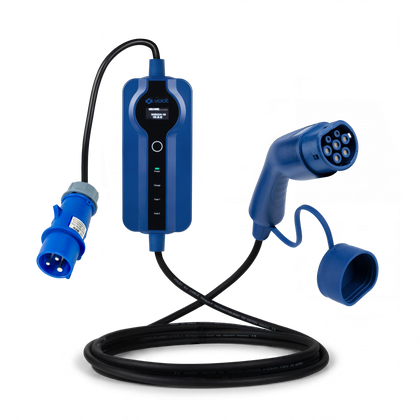 Voldt® CEE Ladekabel Typ 2 | 1 phasig | 8A - 16A | 3.7kW  + APP