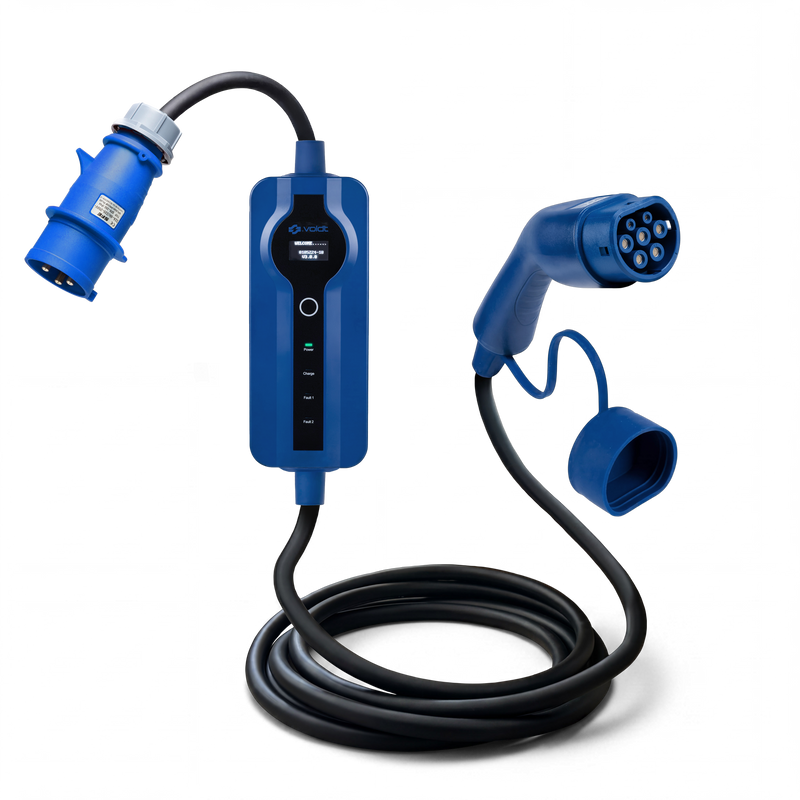 Voldt® CEE Ladekabel Typ 2 | 1 phasig | 8A - 32A | 7.4kW  + APP