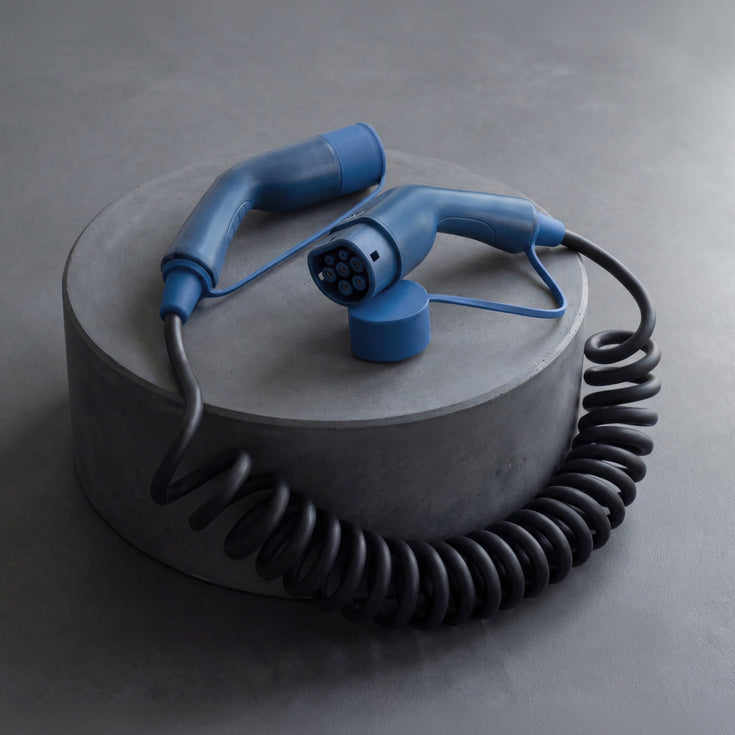 Typ 2 | Mode 3 | 16A | 11kW | Spiralladekabel