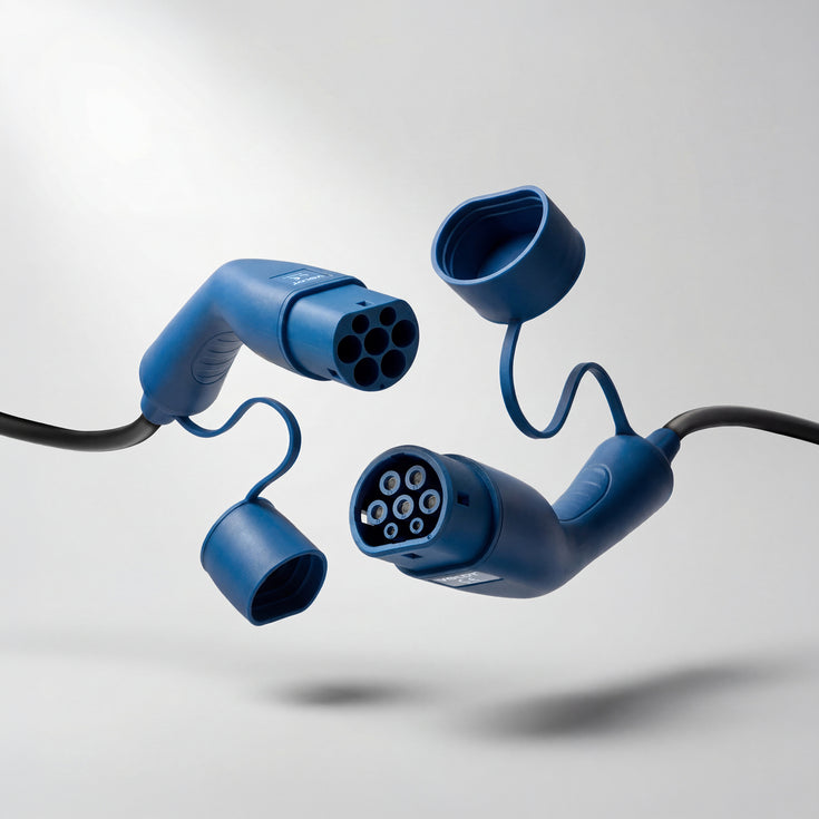 Typ 2 | Mode 3 | 16A | 11kW | Spiralladekabel