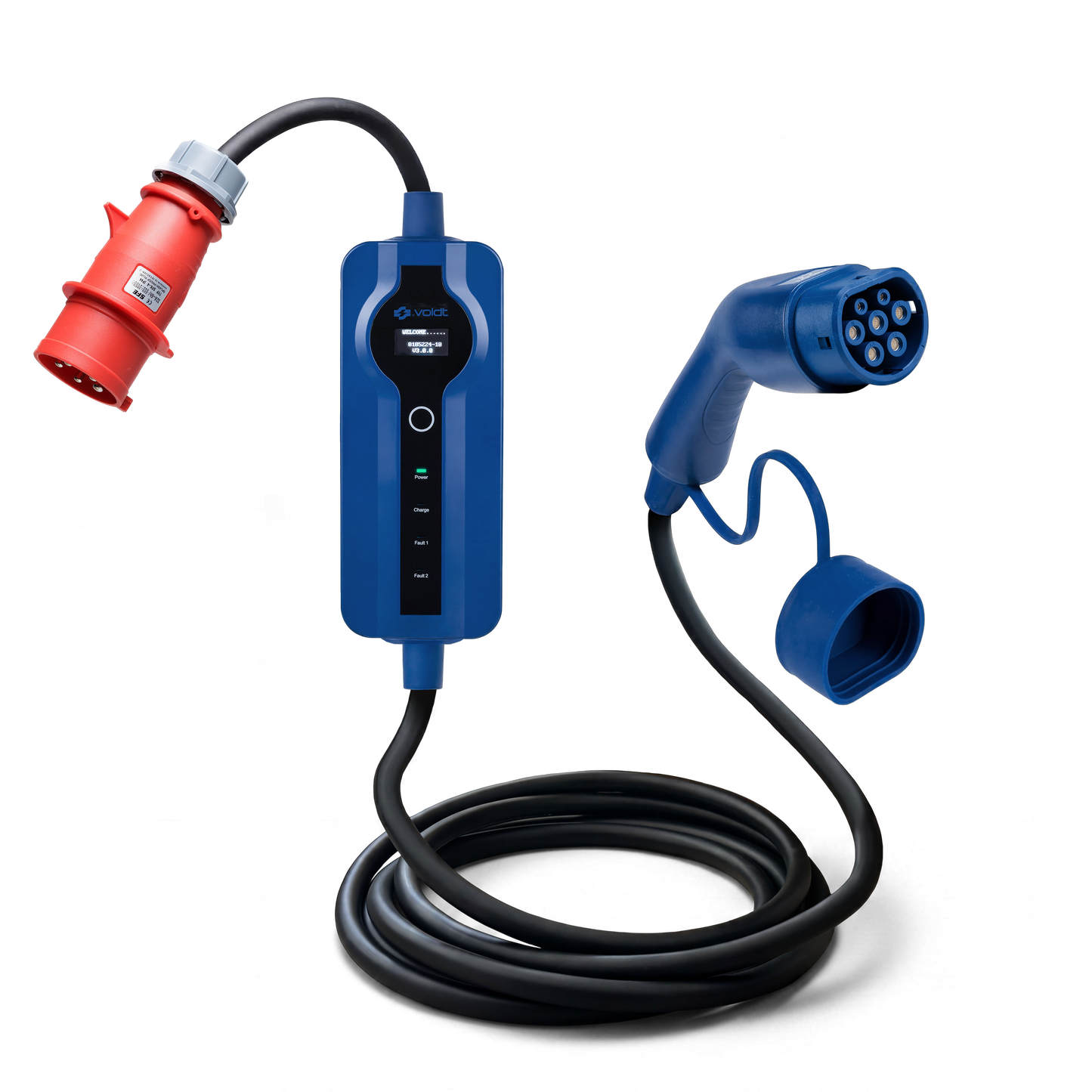 Voldt® CEE Ladekabel Typ 2 | 3 phasig | 8A - 32A | 22kW  + APP