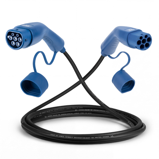 Typ 2 | 1 Phase | 16A | 3,7kW Ladekabel