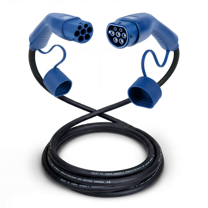 Typ 2 | Mode 3 | 32a | 22kW Ladekabel