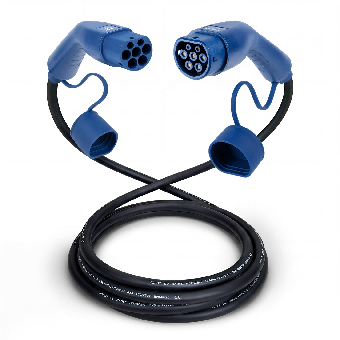 Typ 2 | 1 Phase | 32A | 7,4 kW Ladekabel